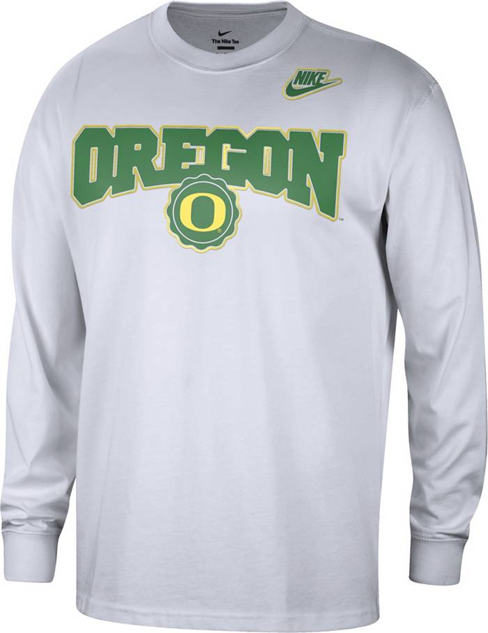 Nike Men's Oregon Ducks #1 Eggshell White Alternate Dri-FIT