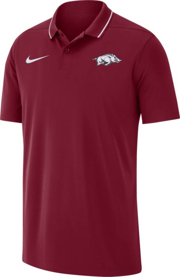 Arizona Cardinals Nike Sideline Early Season Performance Polo -  White/Cardinal