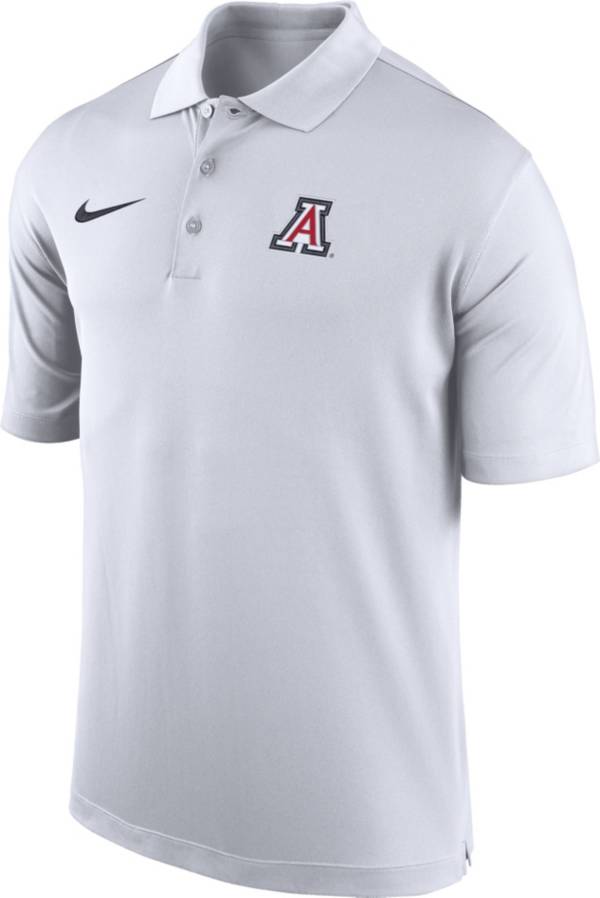 Nike Men's Arizona Wildcats White Dri-FIT Woven Polo product image