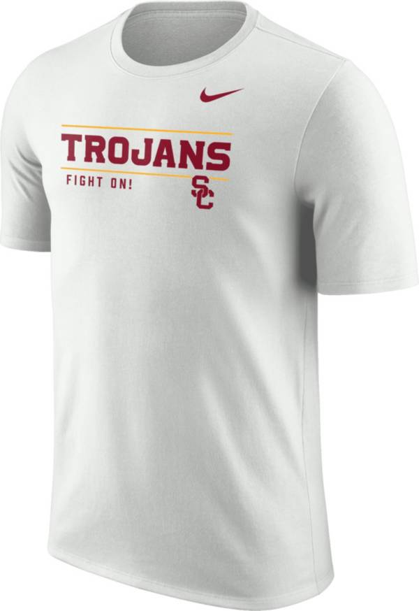 Nike Men s USC Trojans Grey Gridiron T Shirt Dick s Sporting Goods