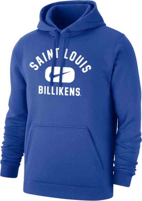 Nike Men's Saint Louis Billikens Blue Club Fleece Pill Swoosh Pullover ...