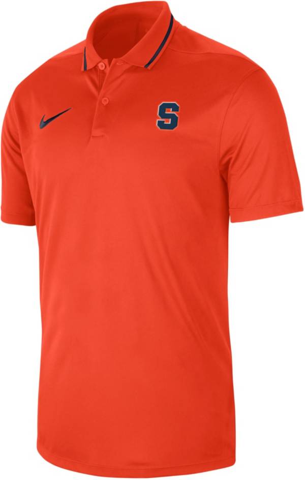 Nike Men's Syracuse Orange Orange Dri-FIT Football Sideline Coaches Polo product image
