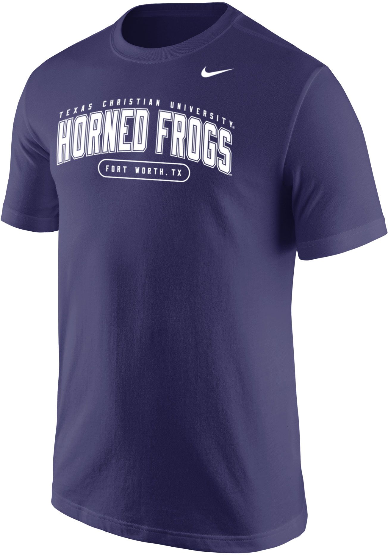 Nike Men's TCU Horned Frogs Purple Core Cotton T-Shirt