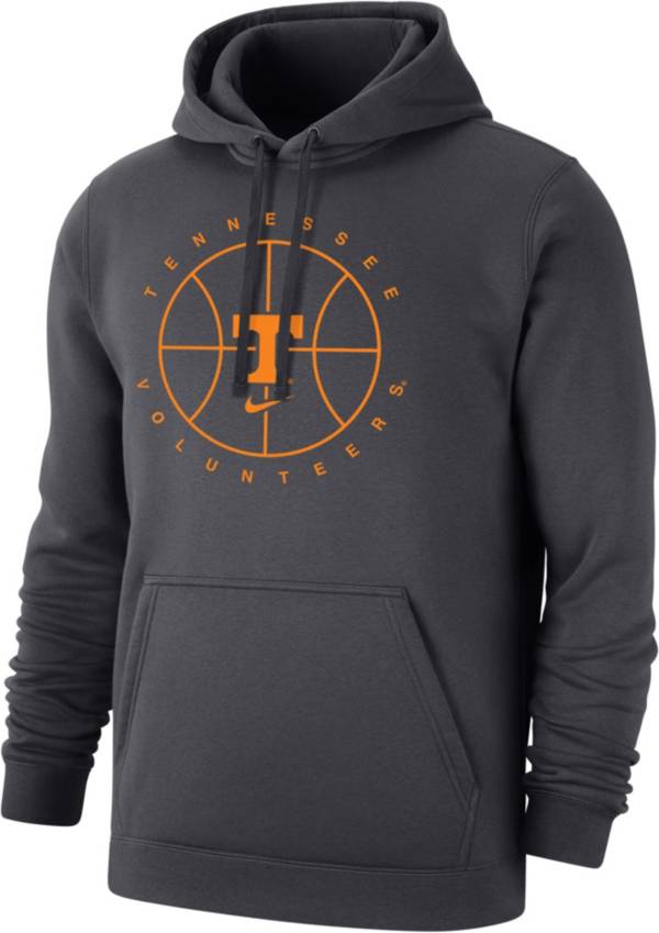 Nike Men's Tennessee Volunteers Grey Club Fleece Basketball Pullover Hoodie product image
