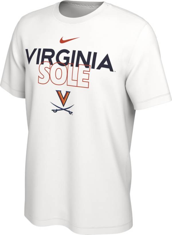 Nike Virginia Cavaliers White 2023 March Madness Basketball Virginia Sole Bench T-Shirt product image