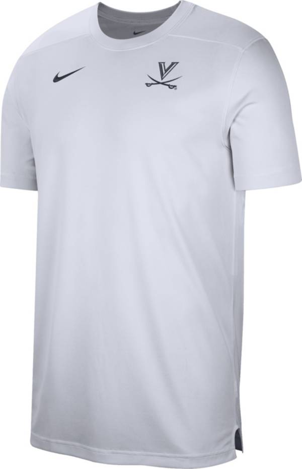Nike Men's Virginia Cavaliers White Football Coach Dri-FIT UV T-Shirt product image