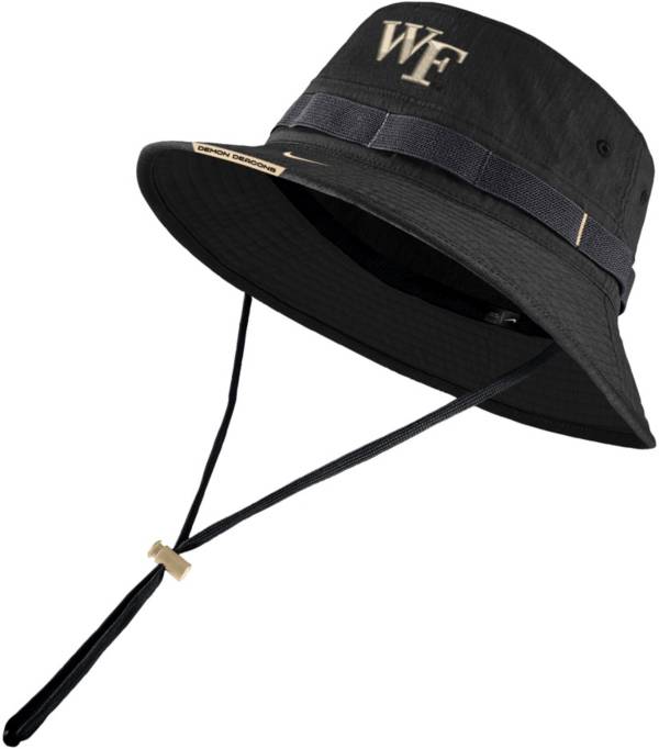 Nike Men's Wake Forest Demon Deacons Black Dry Football Sideline Bucket Hat product image