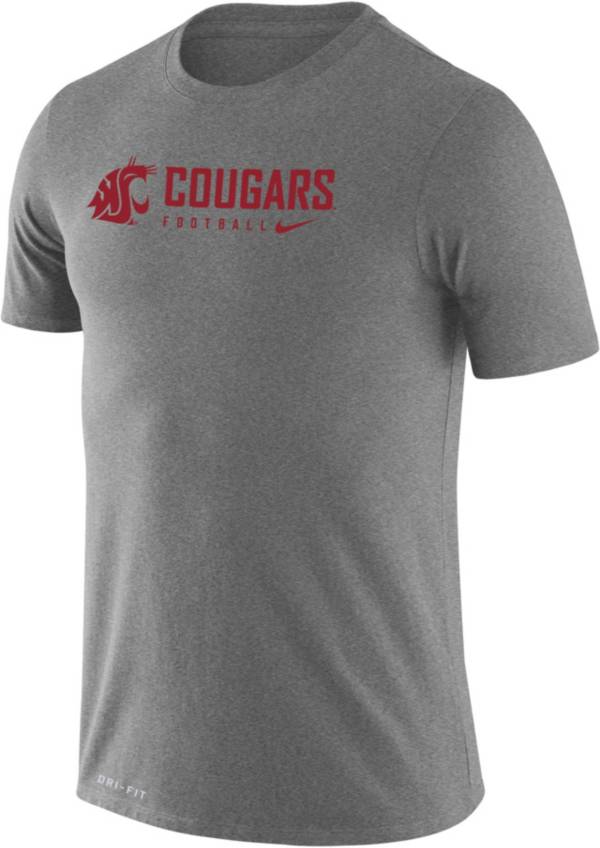 Nike Men's Washington State Cougars Grey Dri-FIT Legend Football Team ...