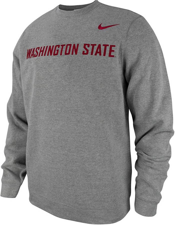 Men's Nike #1 Charcoal Washington State Cougars Untouchable Football Jersey Size: Large