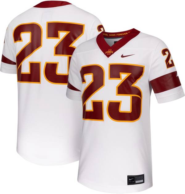 Nike Men's Iowa State Cyclones White Untouchable Away Game Football