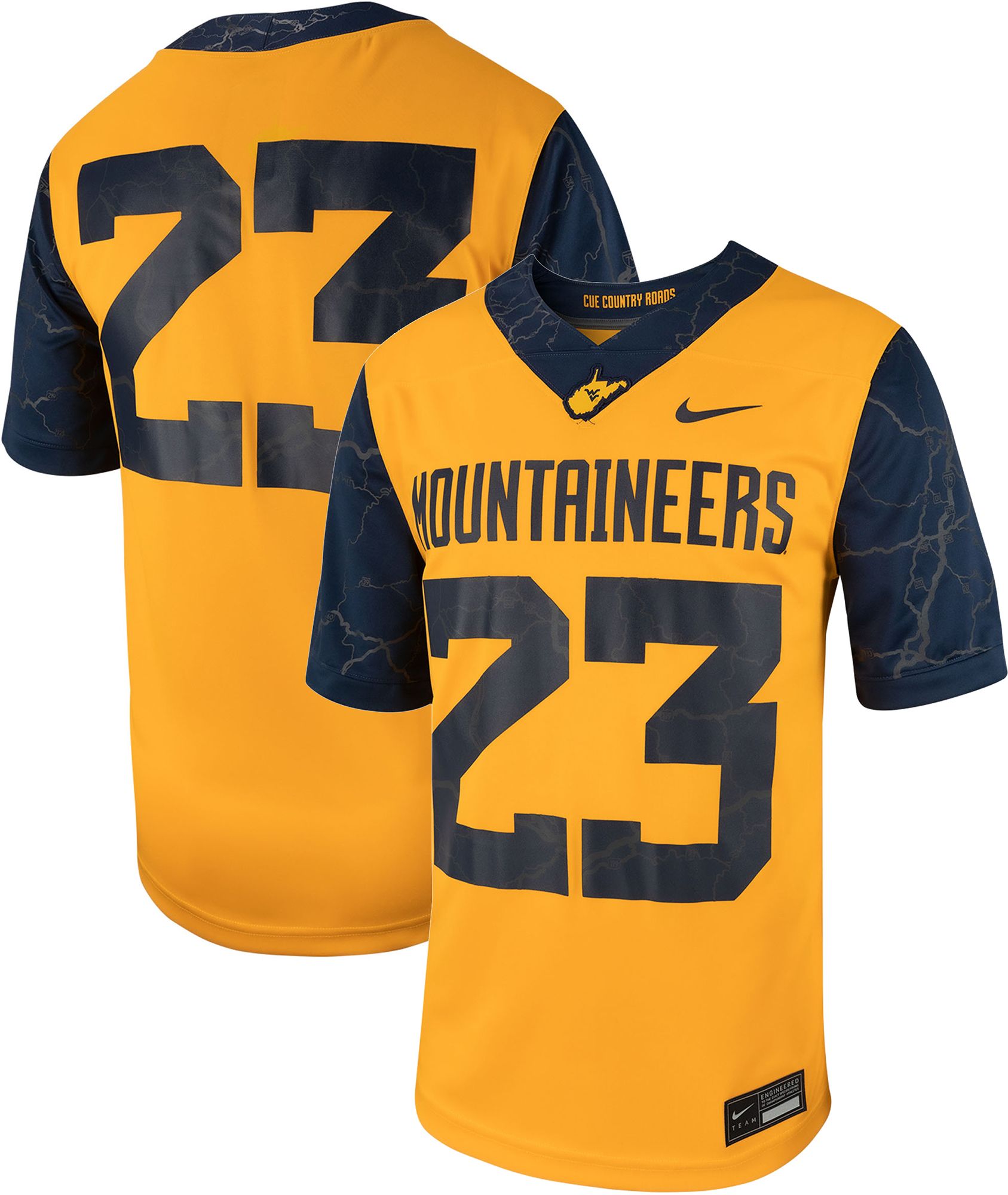 West Virginia Mountaineers football legends jersey