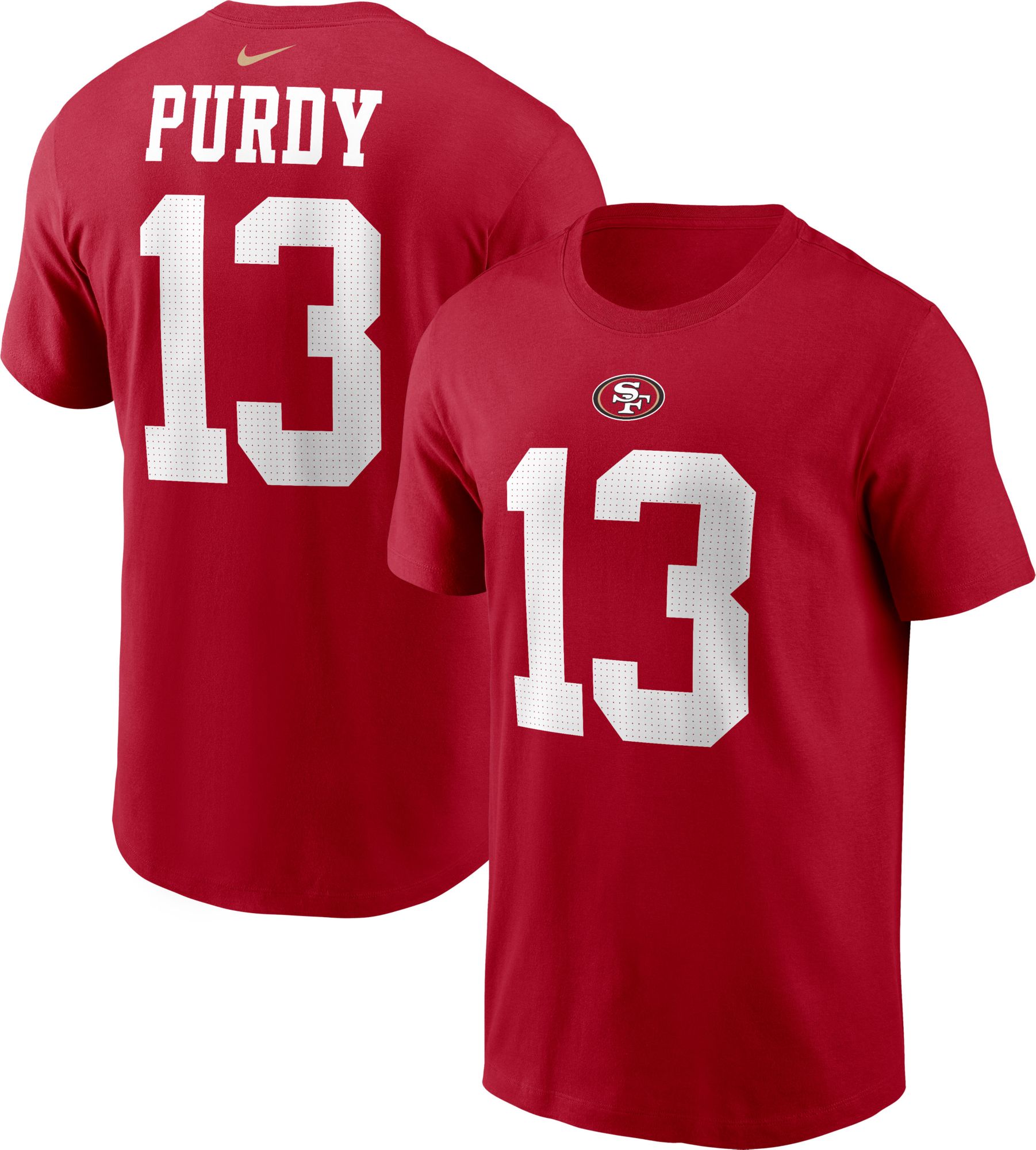 Nike Men's San Francisco 49ers Brock Purdy #13 Red T-Shirt product image