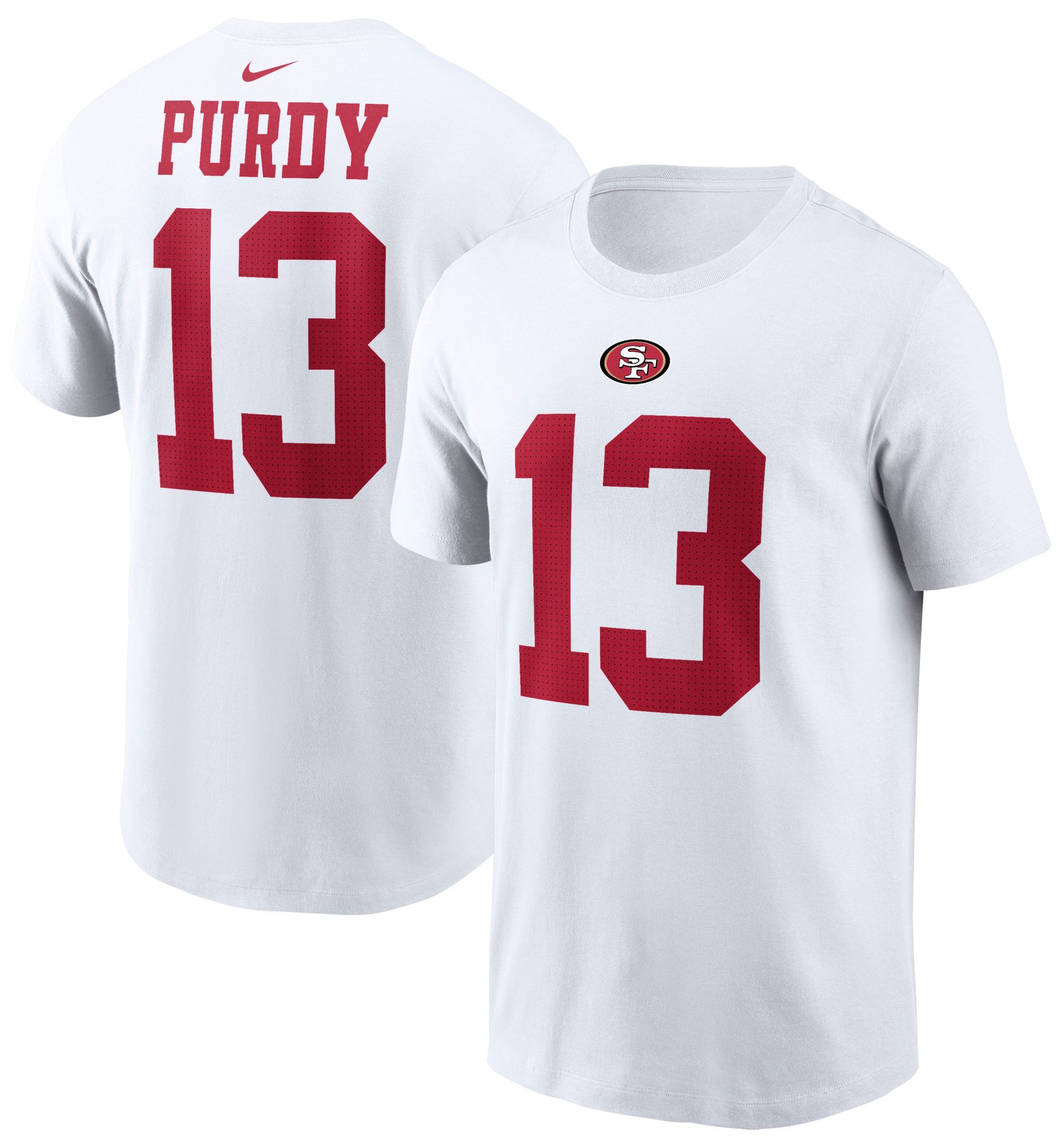 Nike Men's San Francisco 49ers Brock Purdy #13 White T-Shirt product image
