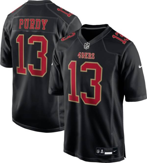 Nike Men's San Francisco 49ers Brock Purdy #13 Black Game Jersey