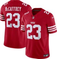 San Francisco 49ers Christian McCaffrey #23 Vapor Rush White Stitched Jersey