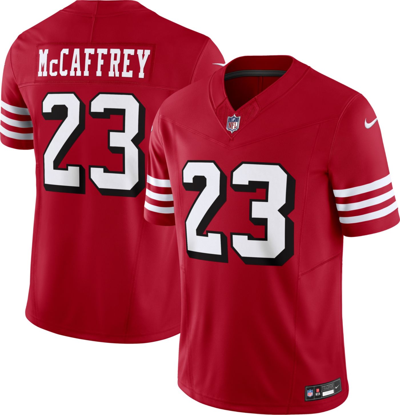 Christian mccaffrey 49er's baseball jersey XL outlet