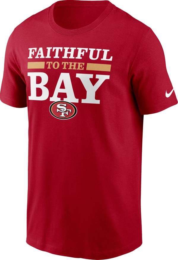 Forever Faithful San Francisco 49ers Womens Print T-shirt Short Sleeve  T-Shirt