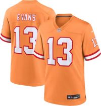 Men's Nike Tom Brady Orange Tampa Bay Buccaneers Throwback Game Jersey