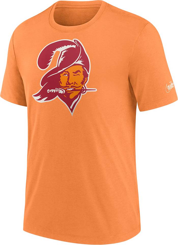 Nike Men's Tampa Bay Buccaneers Rewind Logo Orange T-Shirt