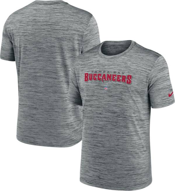 Men's Nike Tom Brady Gray Tampa Bay Buccaneers Name & Number T-Shirt