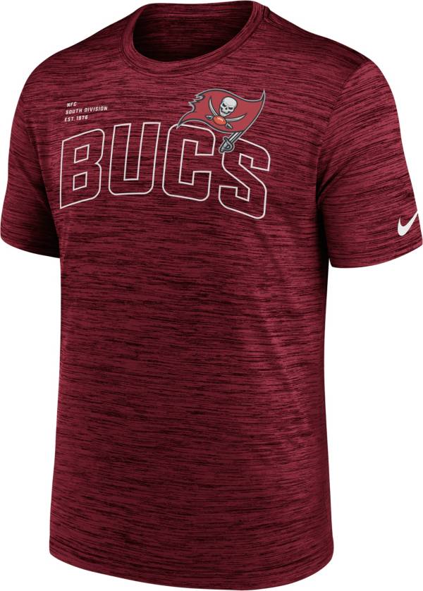 Nike Men's Tampa Bay Buccaneers Velocity Arch Red T-Shirt