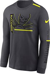 Nike Men's Tampa Bay Buccaneers 2023 Volt Dri-FIT Anthracite Long Sleeve T- Shirt