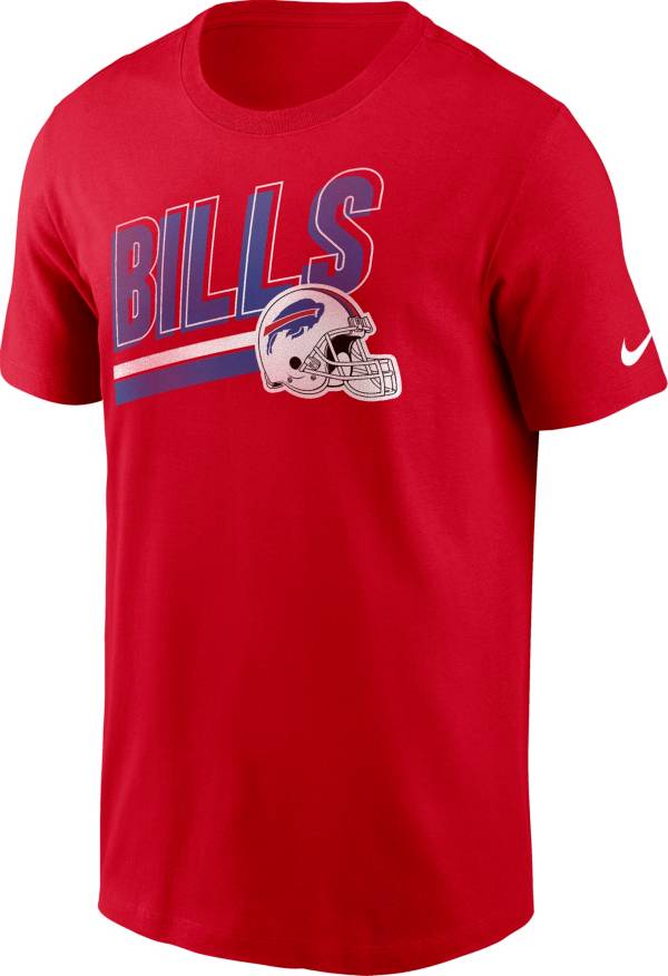 Nike Men's Buffalo Bills Blitz Helmet Red T-Shirt