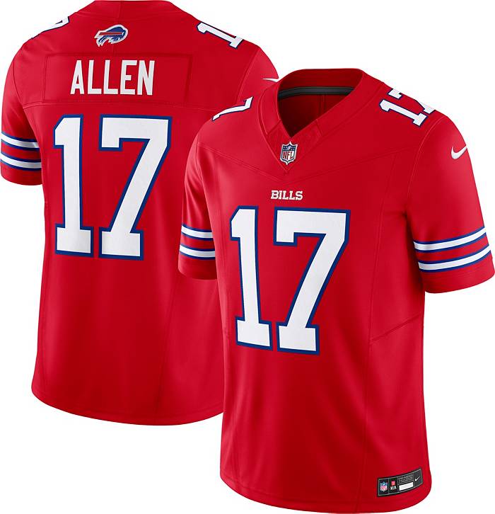 Nike Men's Buffalo Bills Josh Allen #17 Vapor F.U.S.E. Limited Alternate Color  Rush Red Jersey