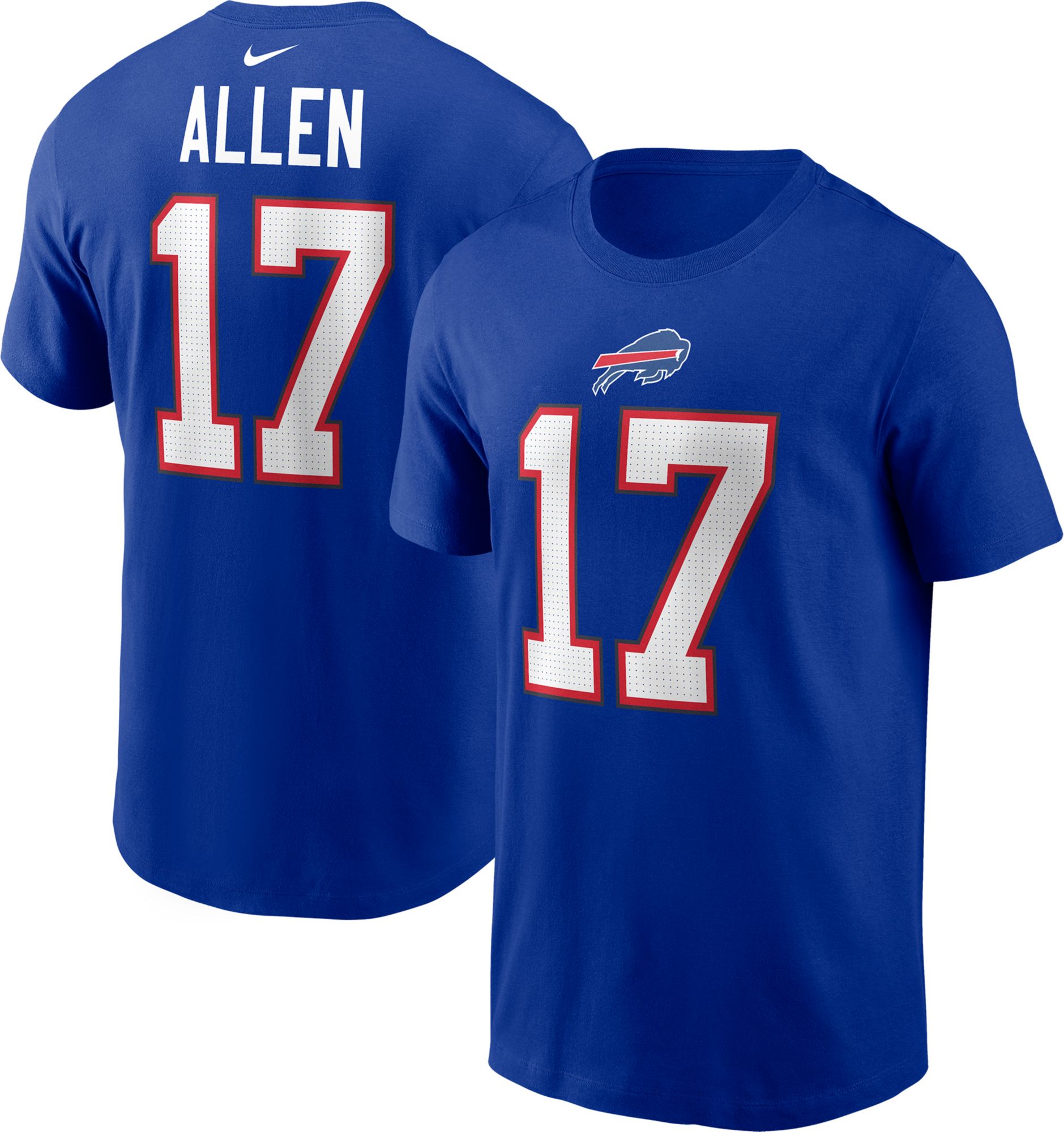 Nike Men's Buffalo Bills Josh Allen #17 Royal T-Shirt product image