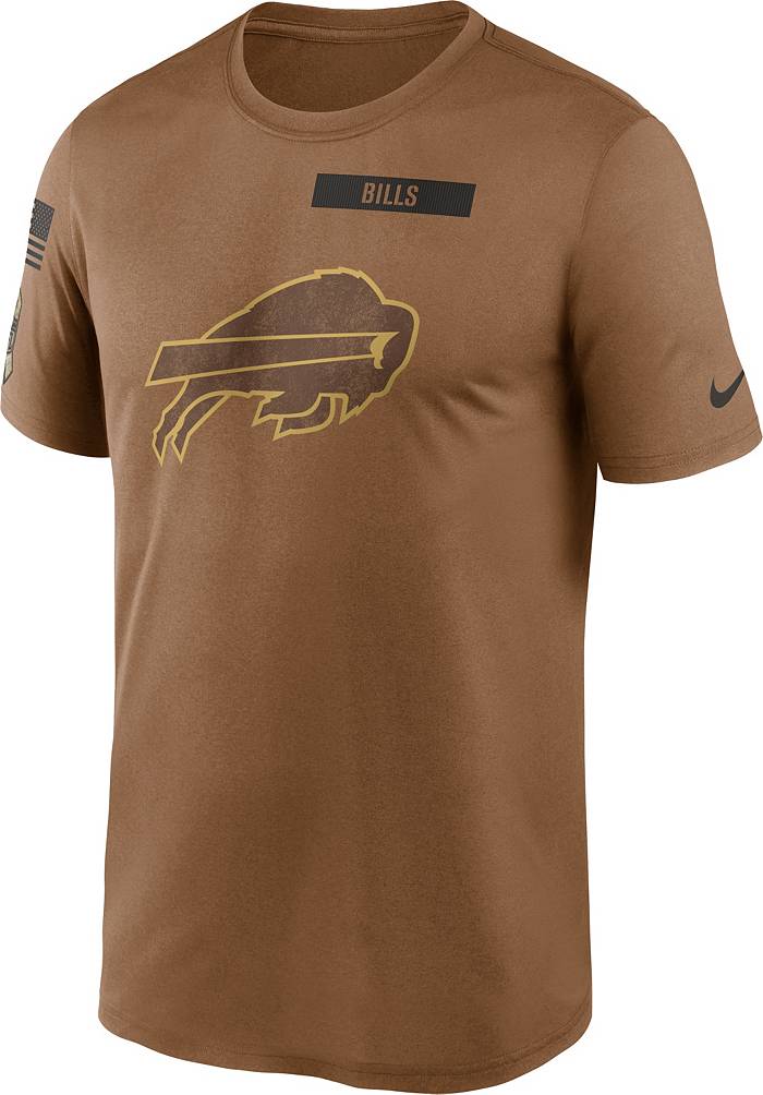 Nike Men's Buffalo Bills 2023 Salute to Service Brown Legend T-Shirt