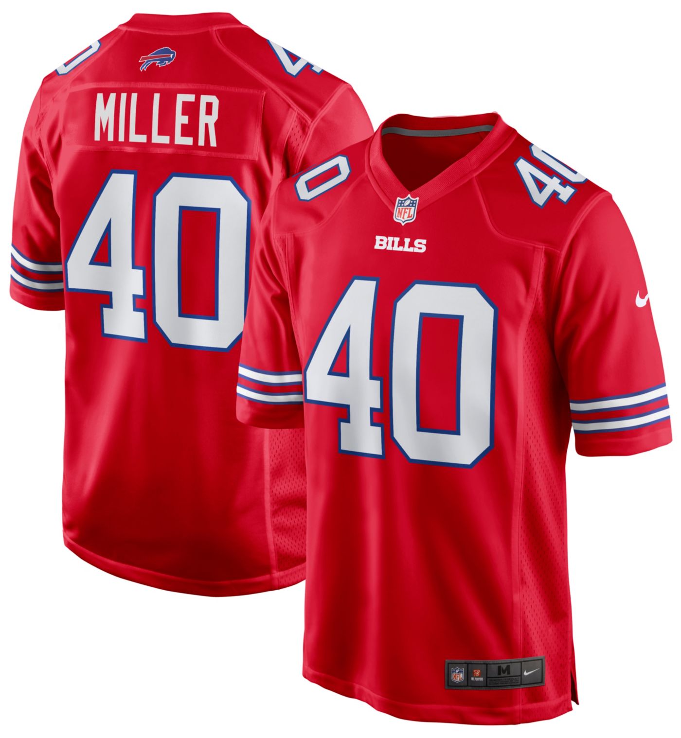 Buffalo bills all red jersey on sale