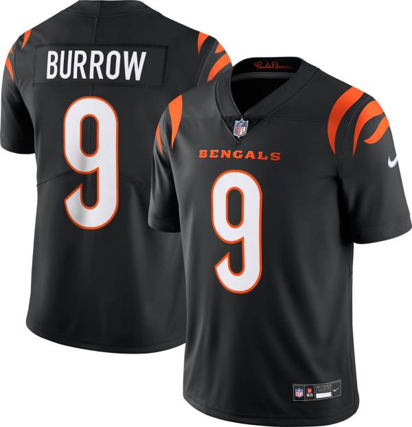 Nike Bengals x LSU Tigers 9 Joe Burrow Orange Purple 2022 Super Bowl LVI  Split Limited Men Jersey