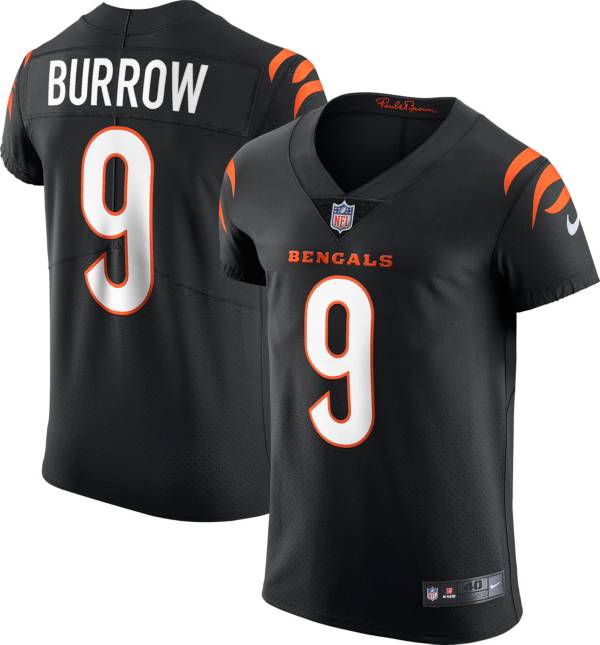 Nike Men's Cincinnati Bengals Joe Burrow #9 Elite Black Jersey