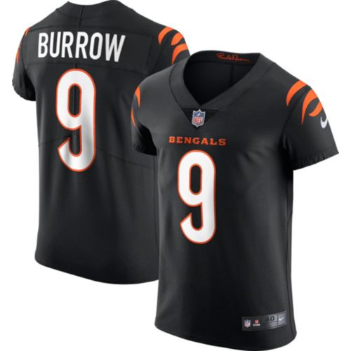 Nike Men's Cincinnati Bengals Joe Burrow #9 Black Game Jersey