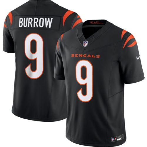 Nike Men's Cincinnati Bengals Joe Burrow #9 Black Game Jersey