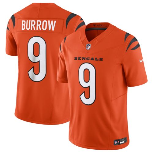 Nike Men's Cincinnati Bengals Joe Burrow #9 Alternate Orange Game