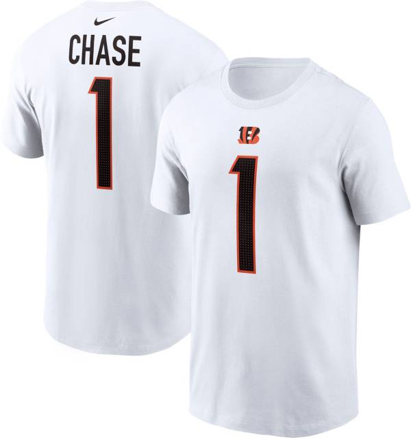 microfoon cafetaria gouden Nike Men's Cincinnati Bengals Ja'Marr Chase #1 White T-Shirt | Dick's  Sporting Goods
