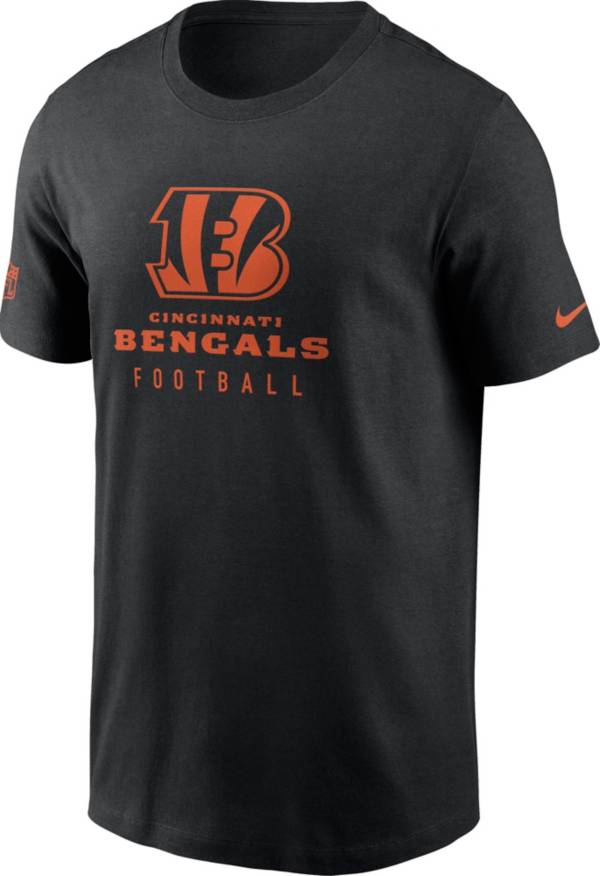 Nike Men's Cincinnati Bengals Sideline Team Issue Black T-Shirt