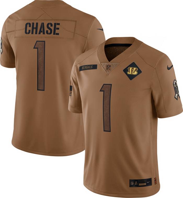Nike Men's Cincinnati Bengals Ja'Marr Chase #1 Vapor Untouchable