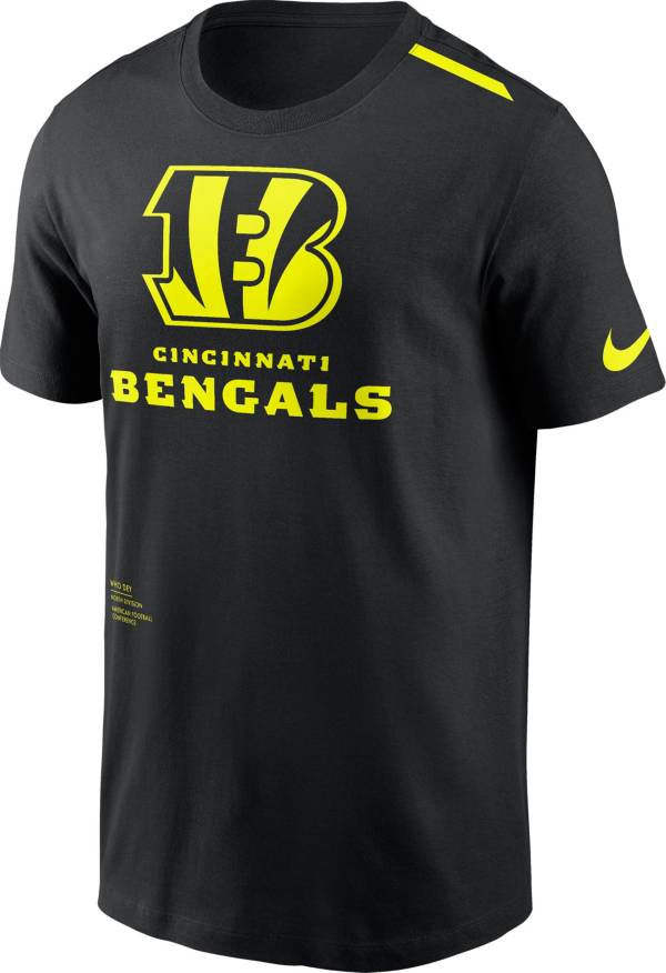 Nike Men's Cincinnati Bengals Sideline Velocity Dark Grey Heather