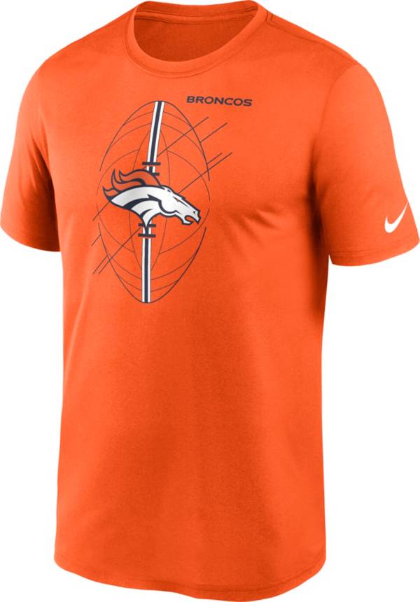 Nike Men's Denver Broncos Legend Logo Orange T-Shirt product image