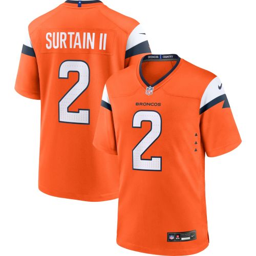 Nike Men's Denver Broncos Bo Nix #10 Orange Game Jersey | Dick's