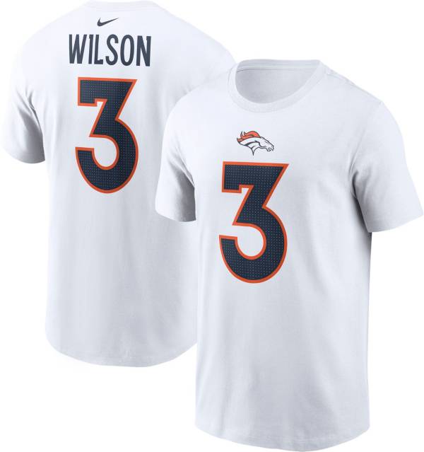 Men's Nike Heather Navy Denver Broncos Team Tri-Blend T-Shirt Size: Small