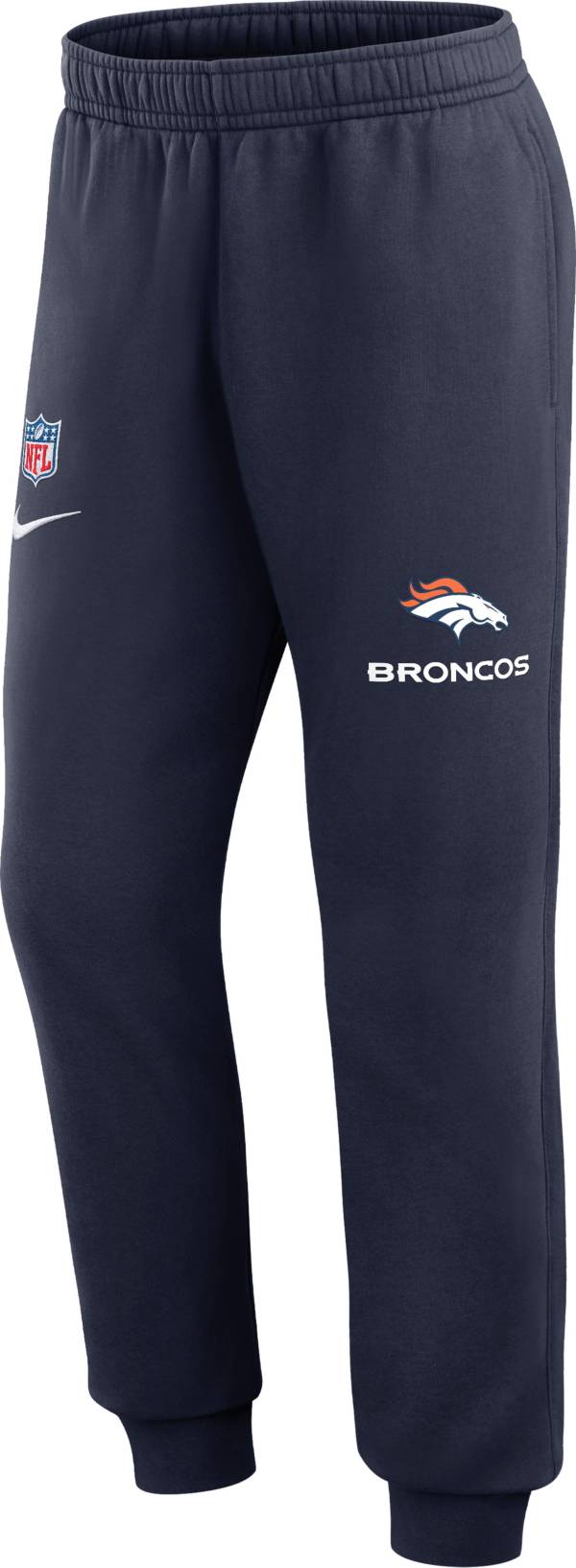 Dick's Sporting Goods Nike Youth Denver Broncos Sideline Therma-FIT Navy  Pullover Hoodie