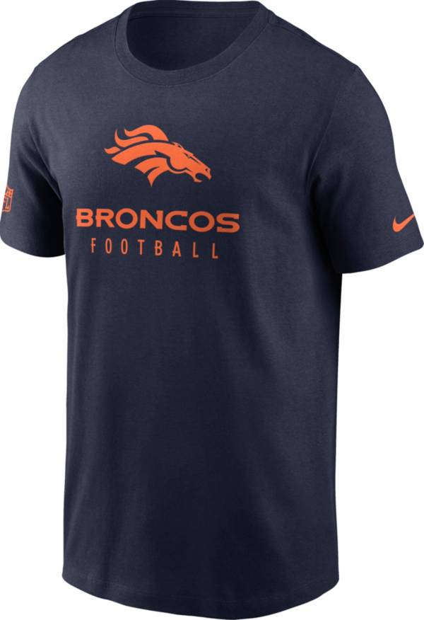 Nike Men's Denver Broncos Sideline Team Issue Navy T-Shirt product image