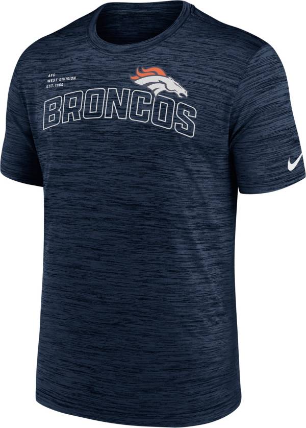 Nike Men's Denver Broncos Velocity Arch Navy T-Shirt product image