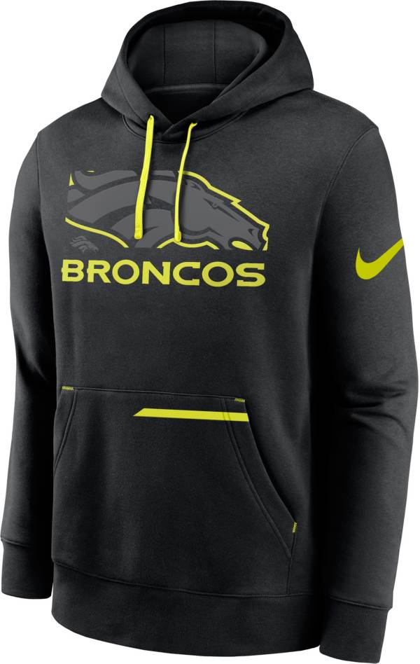 2021 Men's Denver Broncos Salute to Service Sideline Therma Pullover Hoodie