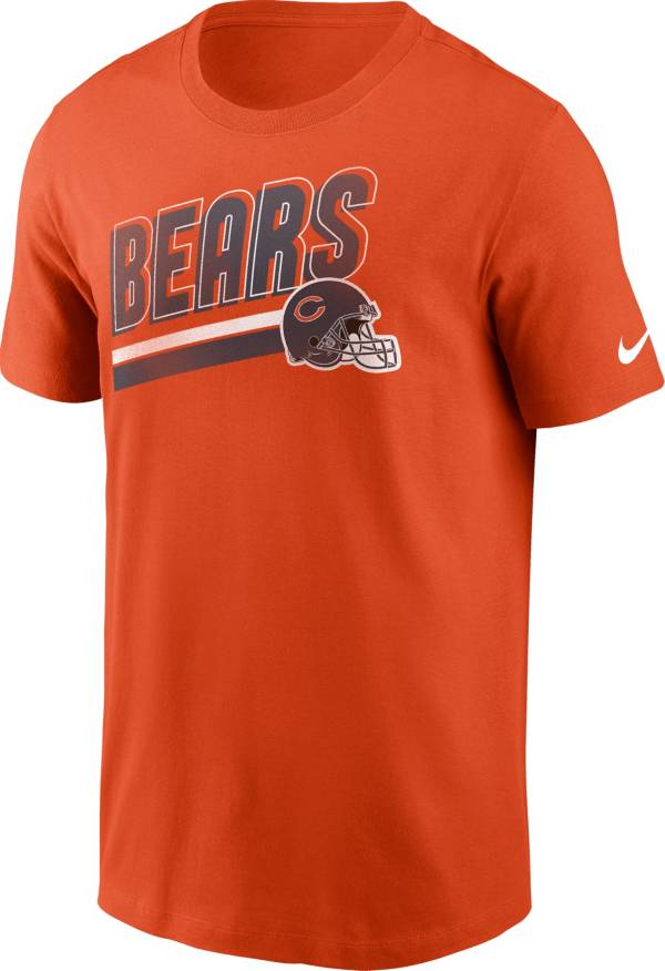 Nike Men's Chicago Bears Blitz Helmet Orange T-Shirt product image
