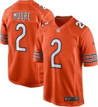 Chicago Bears Nike Game Road Jersey - White - Darnell Mooney - Youth