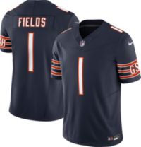 Men's Nike Justin Fields White Chicago Bears Vapor F.U.S.E. Limited Jersey Size: Medium